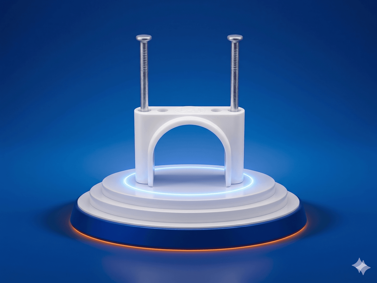 Pipe clip render