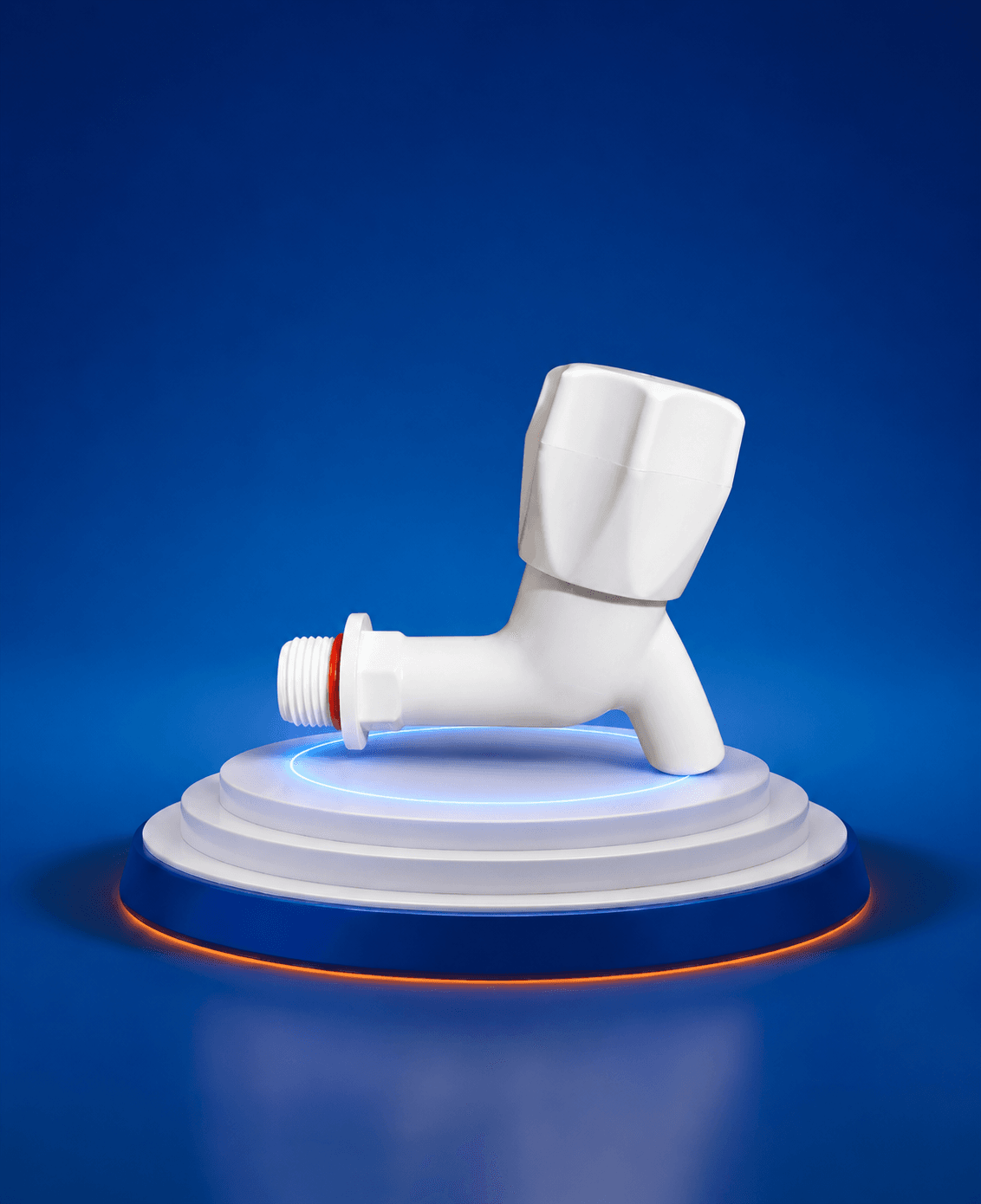 PVC bibcock tap render